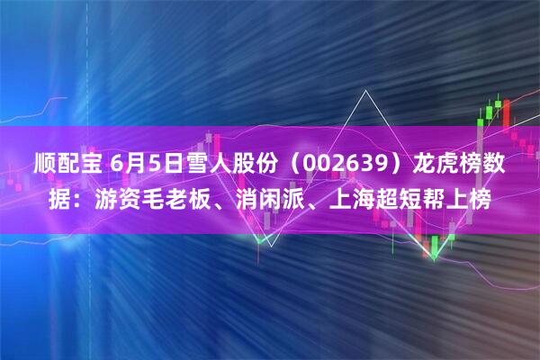顺配宝 6月5日雪人股份（002639）龙虎榜数据：游资毛老板、消闲派、上海超短帮上榜