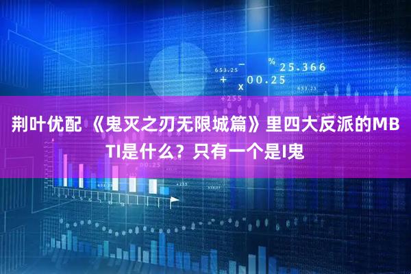 荆叶优配 《鬼灭之刃无限城篇》里四大反派的MBTI是什么？只有一个是I鬼