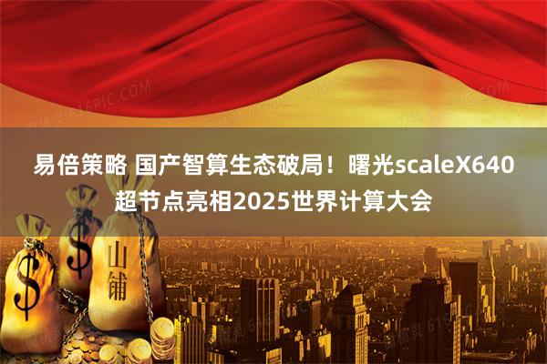 易倍策略 国产智算生态破局！曙光scaleX640超节点亮相2025世界计算大会