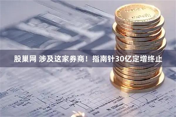 股巢网 涉及这家券商!指南针30亿定增终止